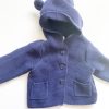 Pre-Loved MM Pre-Loved | Sweater Knit Bear - Navy (3-6M)