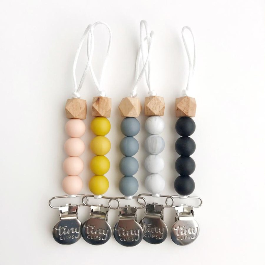 Goods Tiny Inspirations | Tiny Inspirations - Tiny Soother Clip - Solids