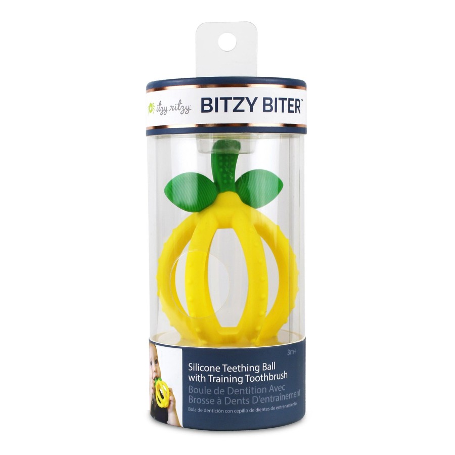 Goods Itzy Ritzy | Bitzy Biter - Teething Ball + Training Toothbrush