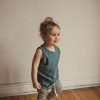 Mini Lou & Bear | Summer Tank Petal