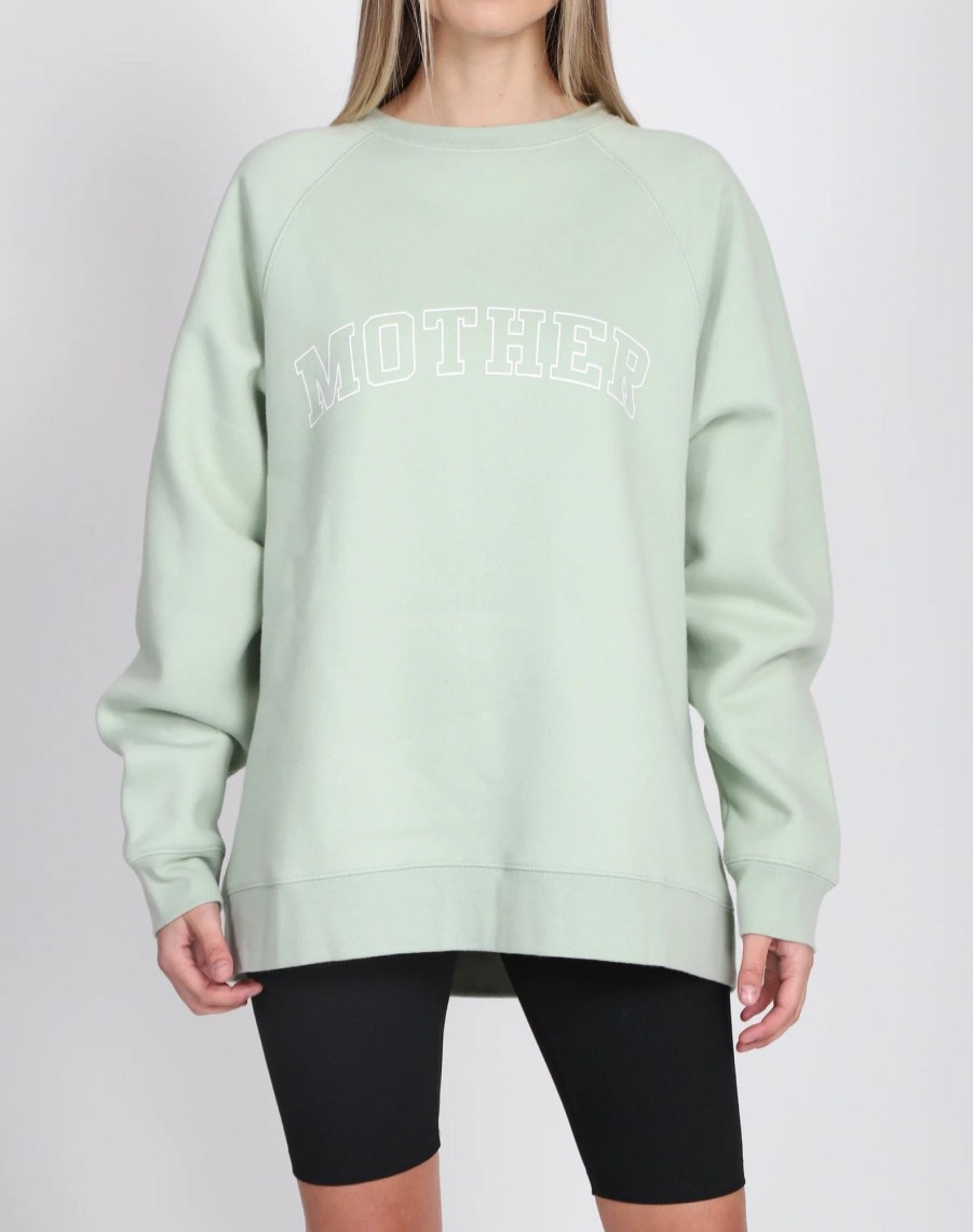 Ladies Brunette the Label | Nybf Crew - Mother Sage Green