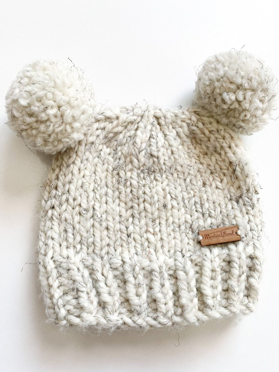 Pre-Loved MM Pre-Loved | Toque Knit - Cream + Black (12-24M)