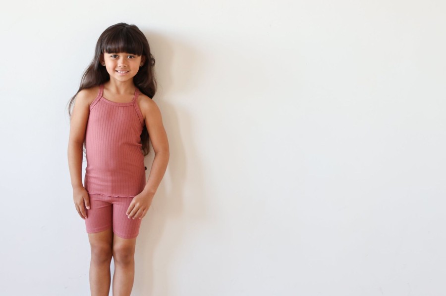 Mini Lou & Bear | Spaghetti Tank Top